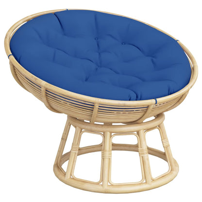 Cuscino Rotondo Blu Reale Ã˜ 100x11 cm in Tessuto Oxford