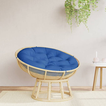 Cuscino Rotondo Blu Reale Ã˜ 100x11 cm in Tessuto Oxford