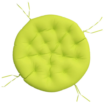 Cuscino Rotondo Verde Chiaro Ã˜ 100x11 cm in Tessuto Oxford
