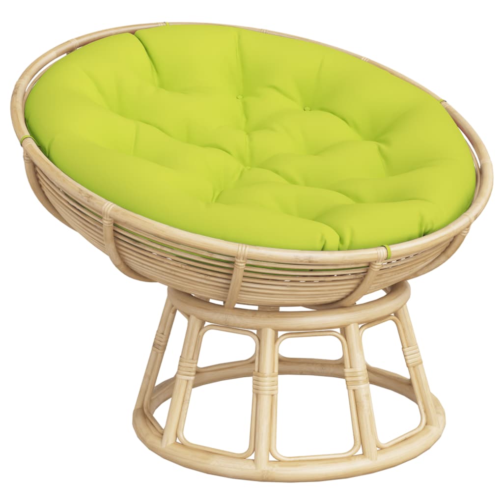 Cuscino Rotondo Verde Chiaro Ã˜ 100x11 cm in Tessuto Oxford