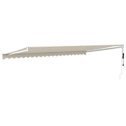 Tenda Sole Automatica Retrattile Crema 5x3 m