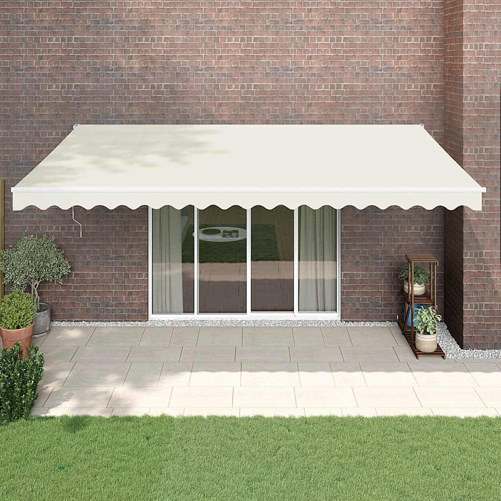 Tenda Sole Automatica Retrattile Crema 5x3 m