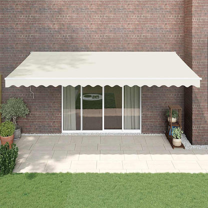 Tenda Sole Automatica Retrattile Crema 5x3 m