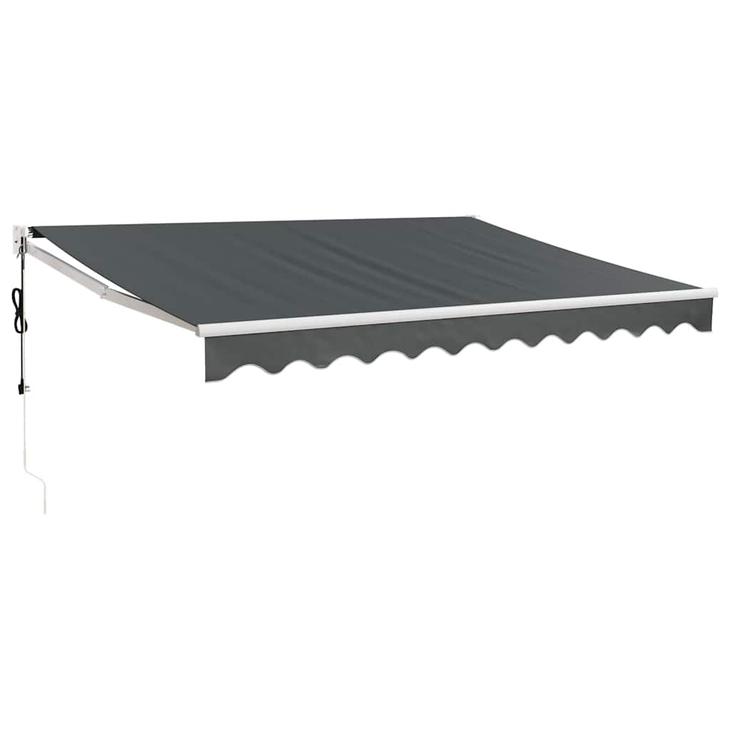 Tenda Sole Automatica Retrattile Antracite 3x2,5 m