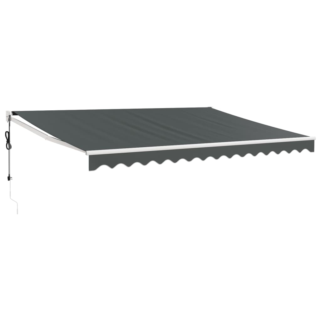 Tenda Sole Automatica Retrattile Antracite 4x3 m