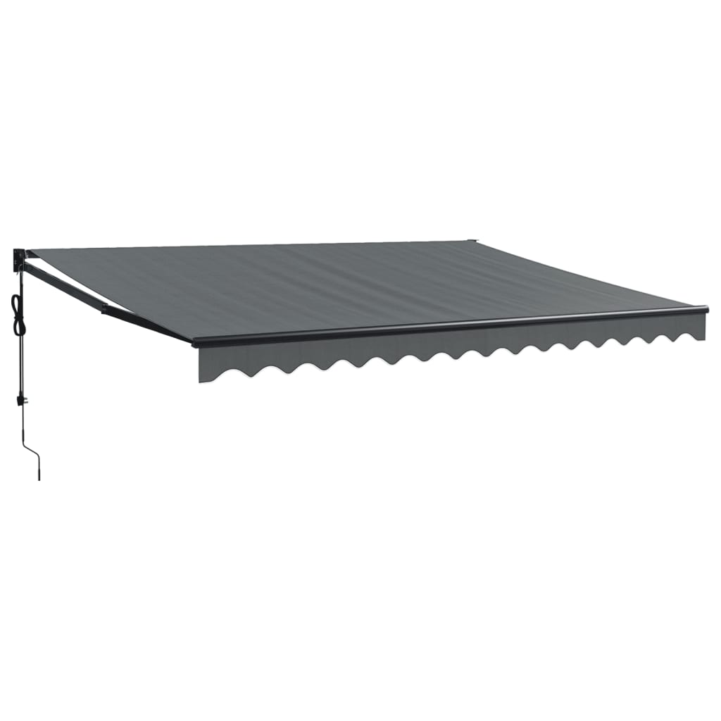 Tenda Sole Automatica Retrattile Antracite 4,5x3 m