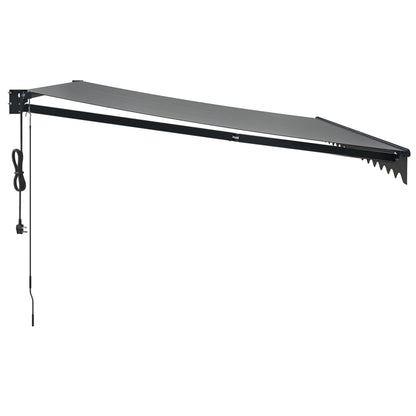 Tenda Sole Automatica Retrattile Antracite 4,5x3 m