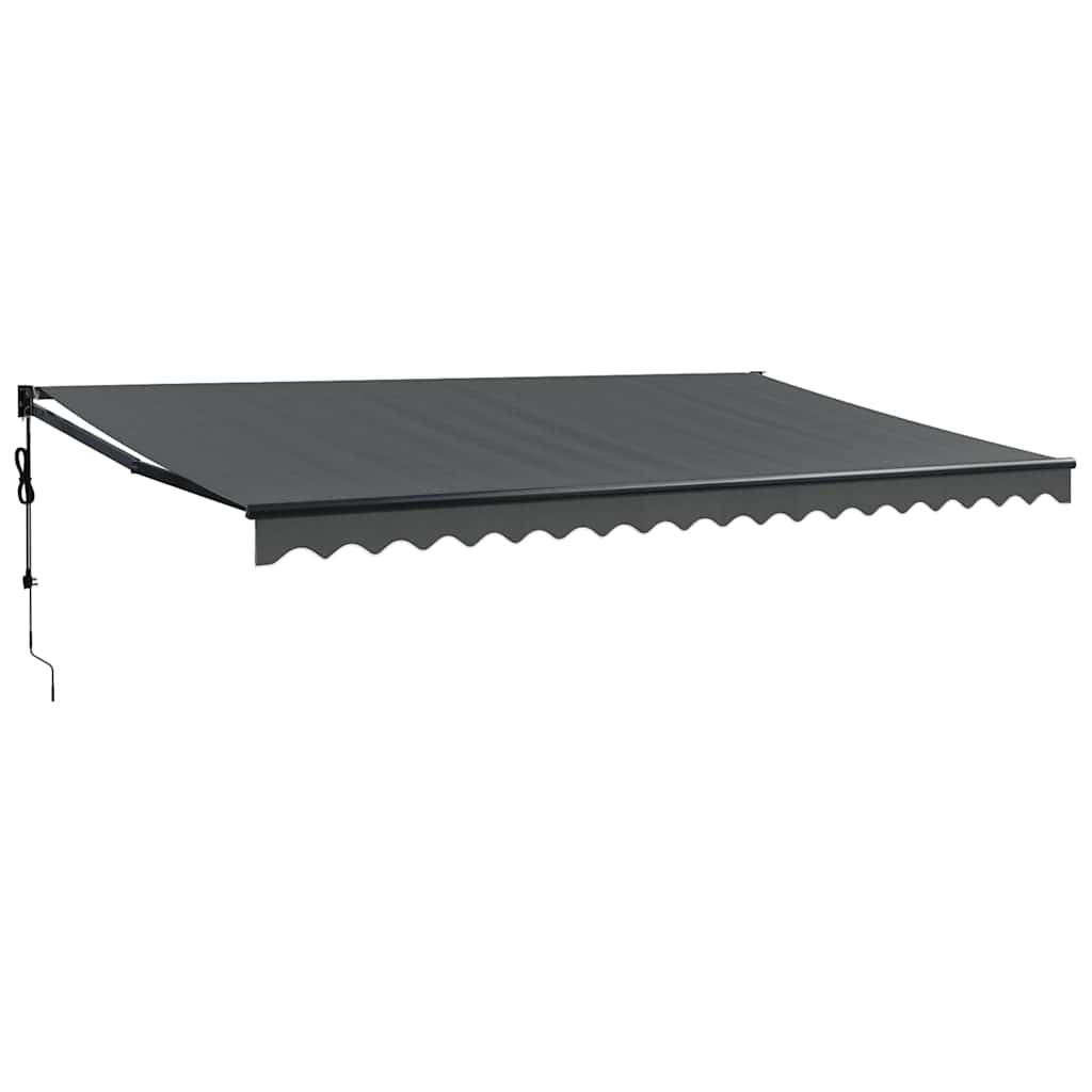 Tenda Sole Automatica Retrattile Antracite 5x3 m