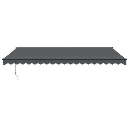 Tenda Sole Automatica Retrattile Antracite 5x3 m