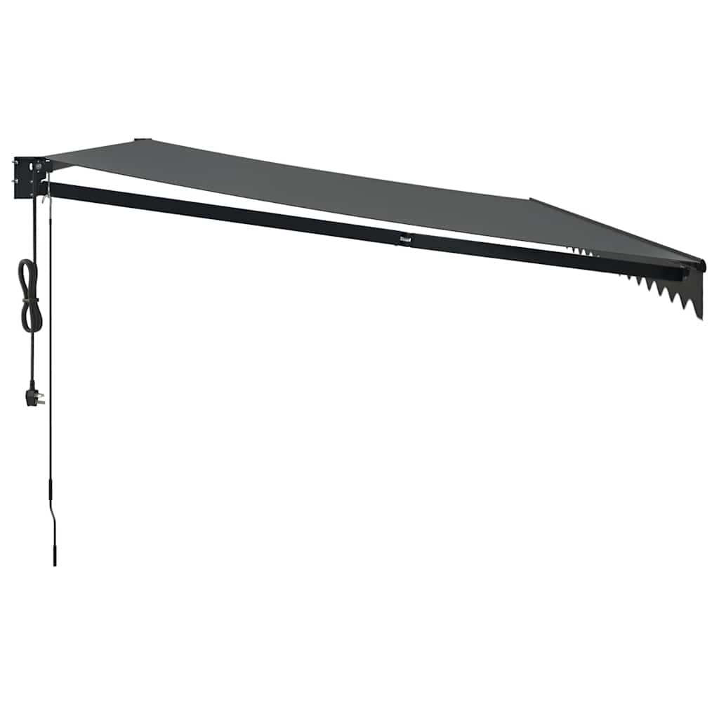 Tenda Sole Automatica Retrattile Antracite 5x3 m