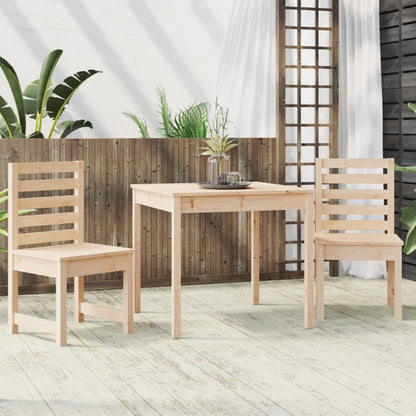 Set Bistrot da Giardino 3 pz in Legno Massello di Pino