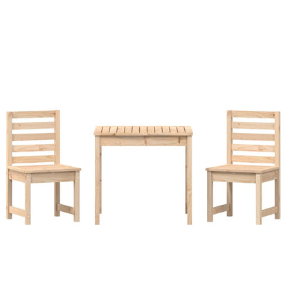 Set Bistrot da Giardino 3 pz in Legno Massello di Pino