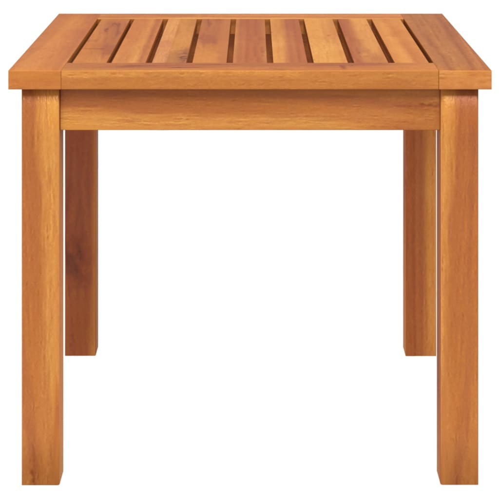 Tavolino da Salotto 40x40x36 cm in Legno Massello di Acacia