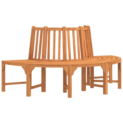 Panchina Albero Semi Circolare Ã˜208 Legno Massello di Eucalipto