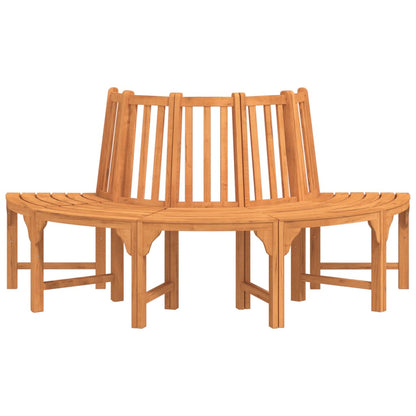 Panchina Albero Semi Circolare Ã˜208 Legno Massello di Eucalipto