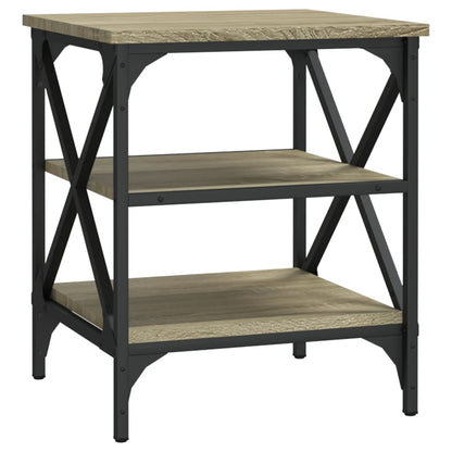 Tavolino Rovere Sonoma 40x42x50 cm in Legno Multistrato