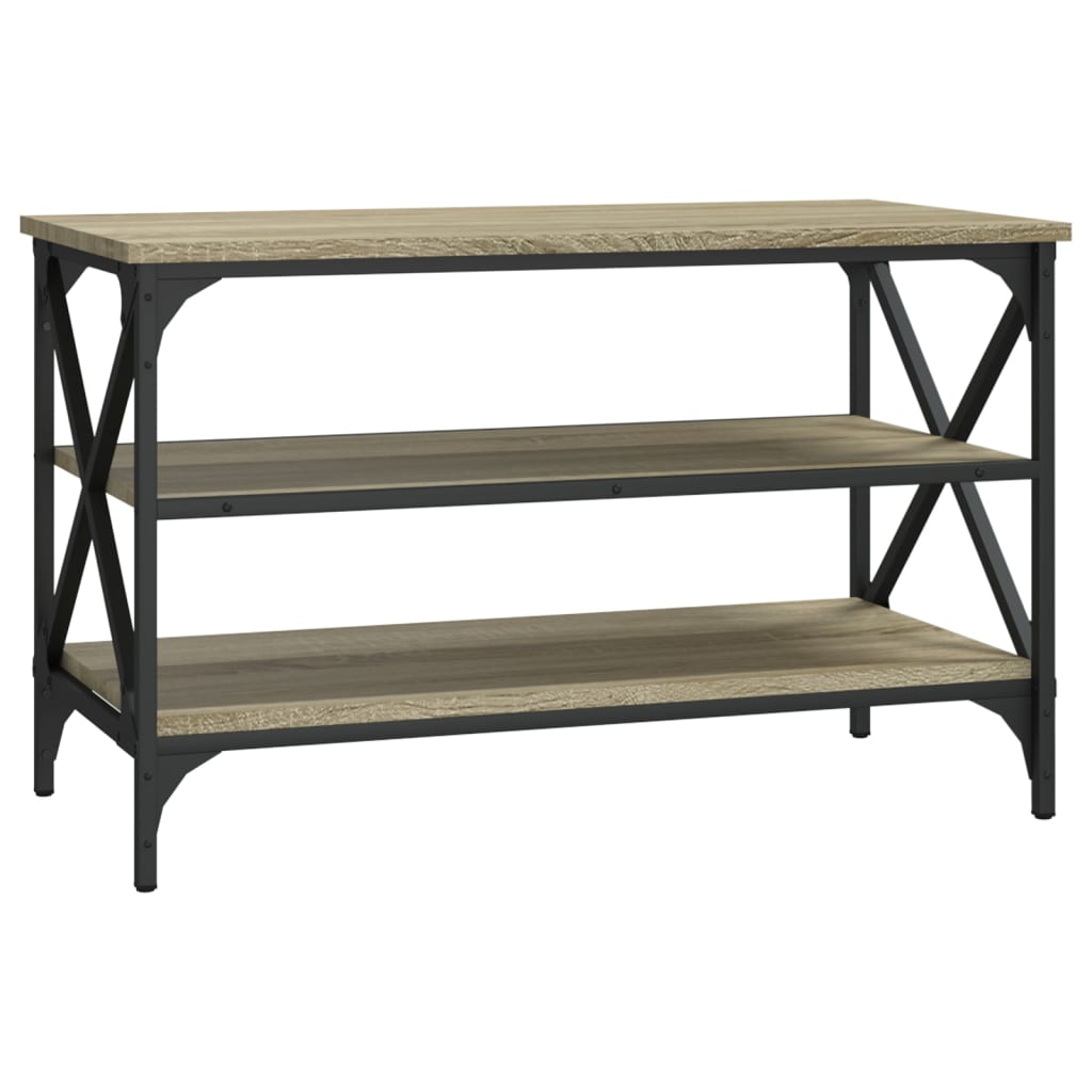 Mobile Porta TV Rovere Sonoma 80x40x50 cm in Legno Multistrato