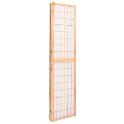 Divisorio Pieghevole 3 Pannelli Stile Giapponese 120x170cm Nero