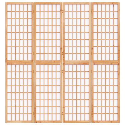 Divisorio Pieghevole 4 Pannelli Stile Giapponese 160x170 cm