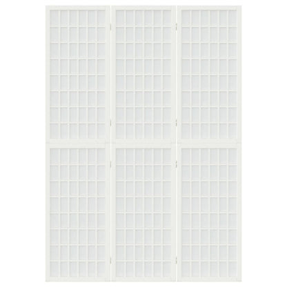 Divisorio Pieghevole 3 Pannelli Stile Giapponese 120x170 Bianco