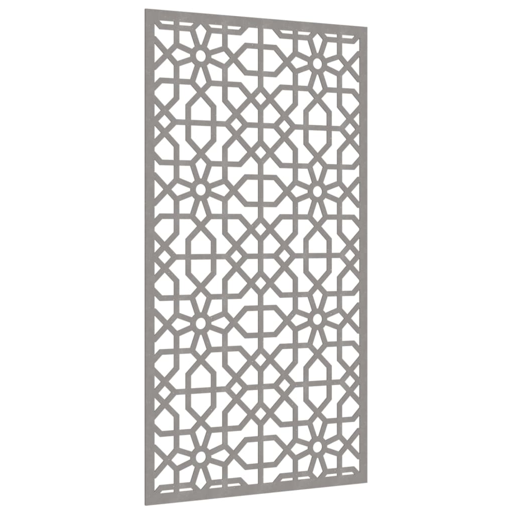 Decorazione Muro da Giardino 105x55 cm Moresco Acciaio Corten