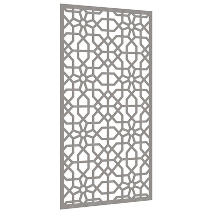 Decorazione Muro da Giardino 105x55 cm Moresco Acciaio Corten