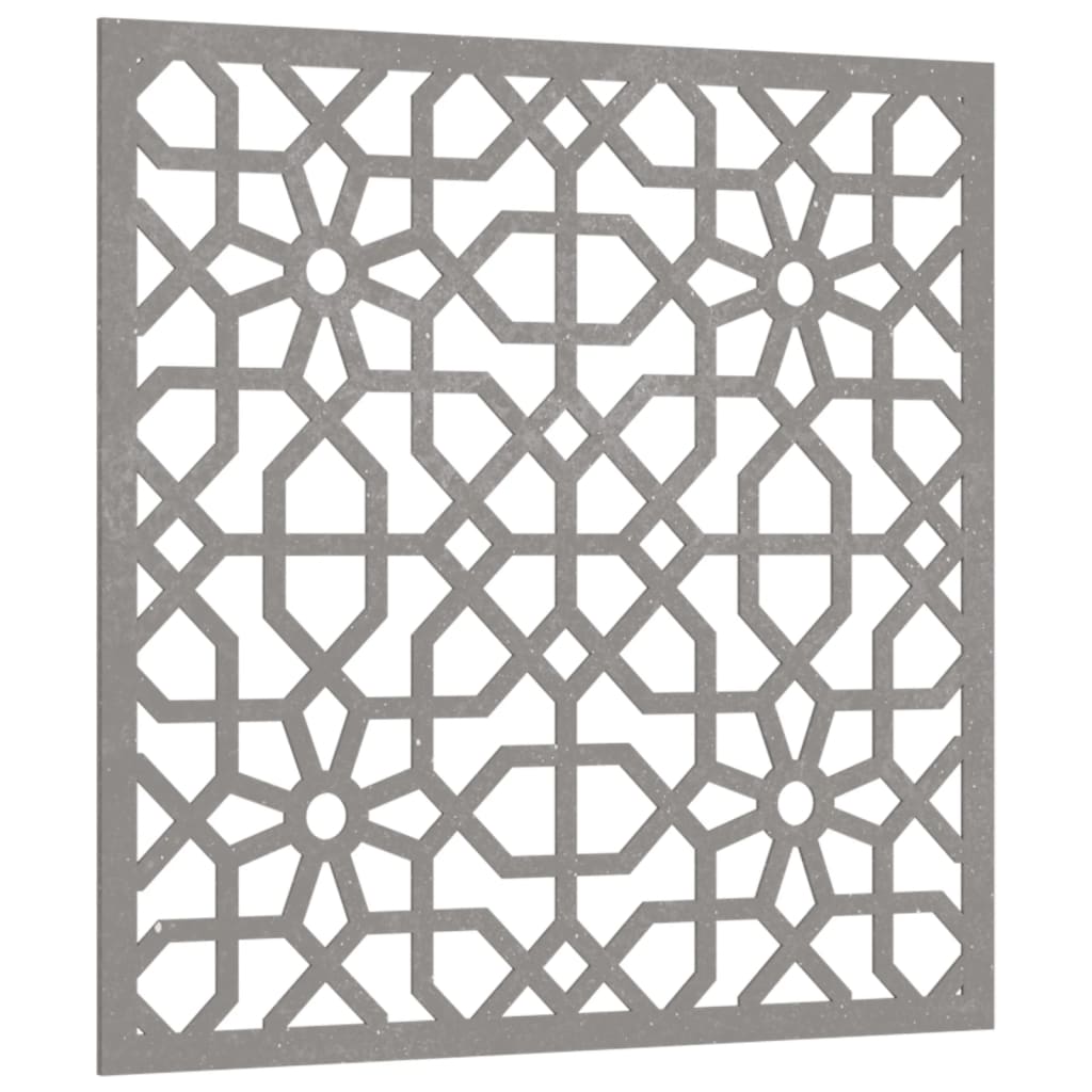 Decorazione Muro da Giardino 55x55 cm Moresco Acciaio Corten