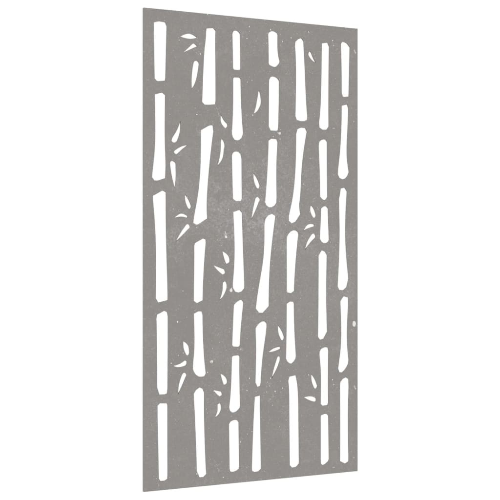 Decorazione Muro da Giardino 105x55 cm BambÃƒÂ¹ in Acciaio Corten