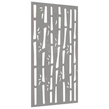 Decorazione Muro da Giardino 105x55 cm BambÃƒÂ¹ in Acciaio Corten