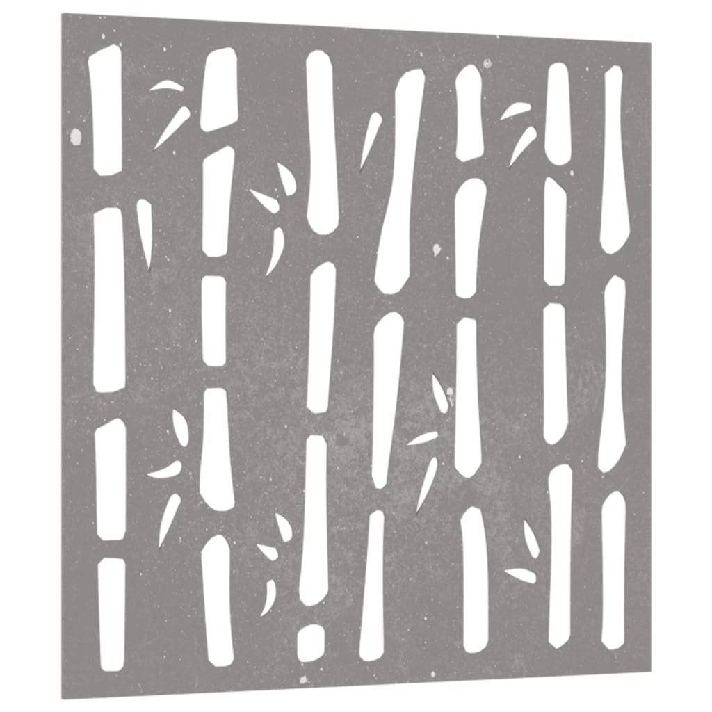 Decorazione Muro da Giardino 55x55 cm BambÃ¹ in Acciaio Corten