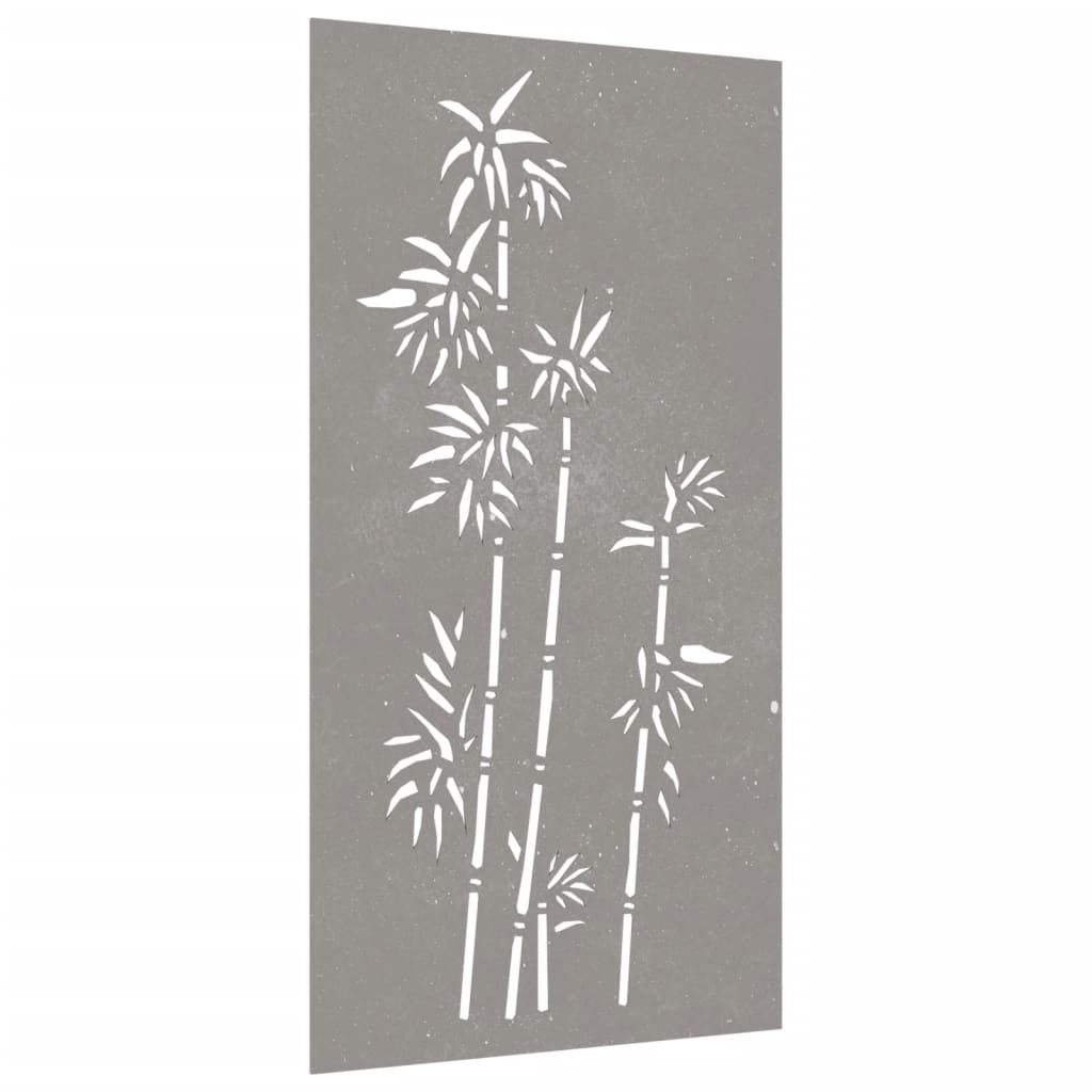 Decorazione Muro da Giardino 105x55 cm BambÃƒÂ¹ in Acciaio Corten