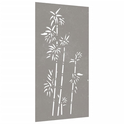 Decorazione Muro da Giardino 105x55 cm BambÃƒÂ¹ in Acciaio Corten