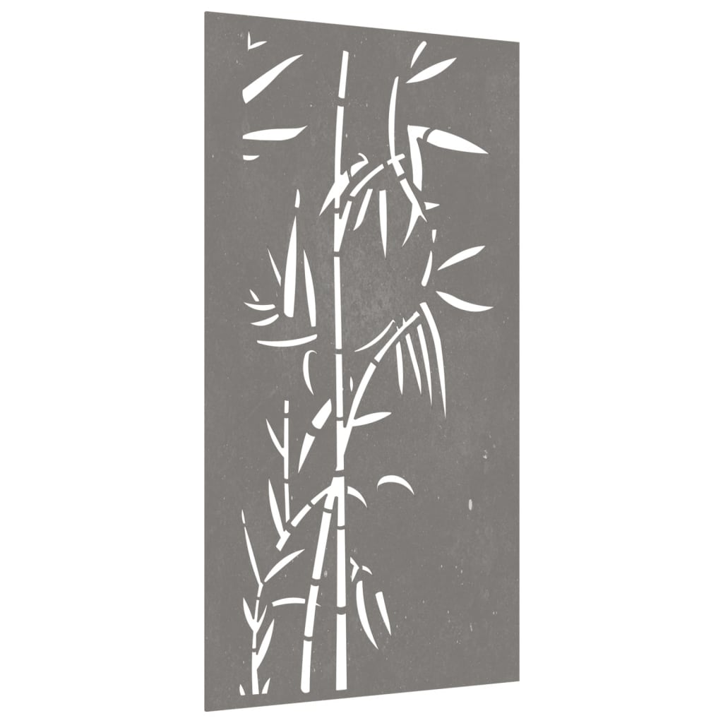 Decorazione Muro da Giardino 105x55 cm BambÃƒÂ¹ in Acciaio Corten