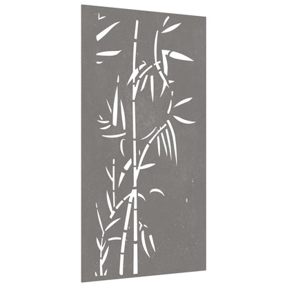 Decorazione Muro da Giardino 105x55 cm BambÃƒÂ¹ in Acciaio Corten