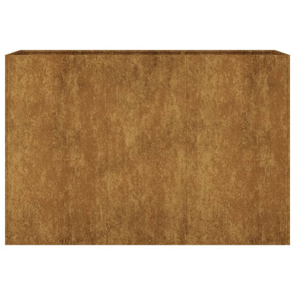 Fioriera Rialzata da Giardino 120x40x80 cm in Acciaio Corten