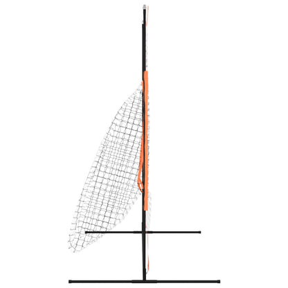 Rete Baseball Rossa e Nera 219x107x212 cm Acciaio e Poliestere