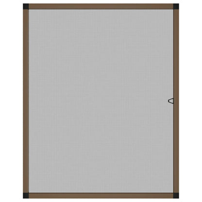 Zanzariera per Finestre Marrone 80x100 cm