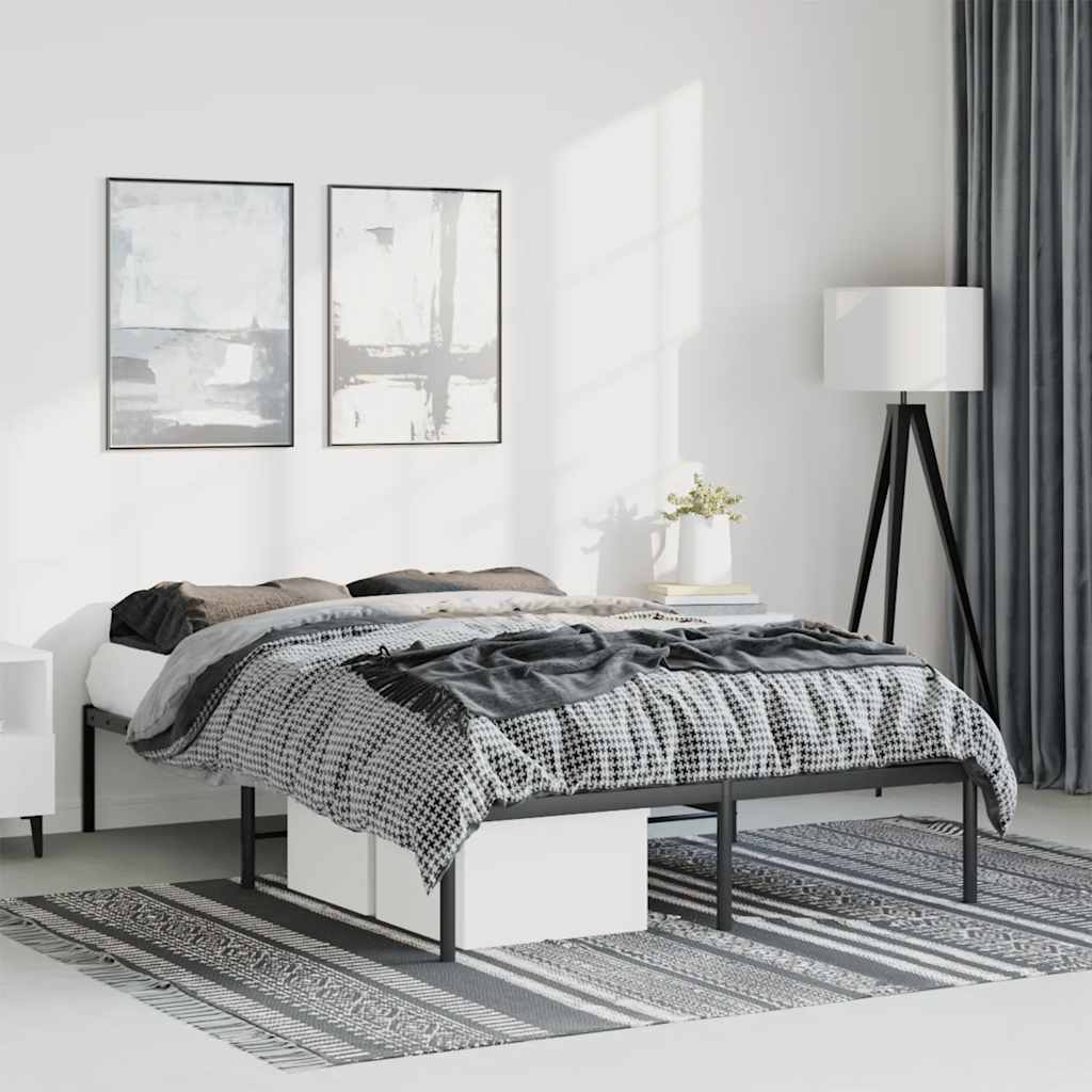 Giroletto in Metallo Nero 135x190 cm