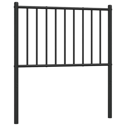Testiera di Ricambio in Metallo Nero 75 cm