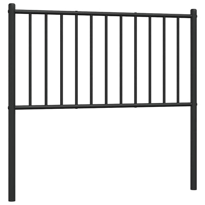 Testiera di Ricambio in Metallo Nero 90 cm