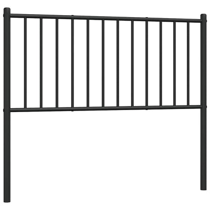 Testiera di Ricambio in Metallo Nero 100 cm