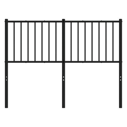 Testiera di Ricambio in Metallo Nero 120 cm