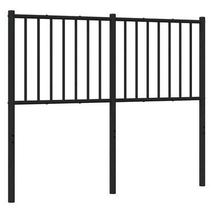 Testiera di Ricambio in Metallo Nero 120 cm