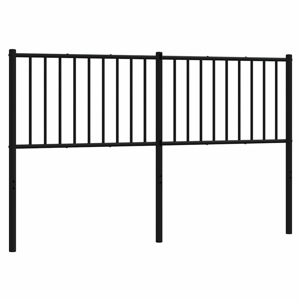 Testiera di Ricambio in Metallo Nero 150 cm