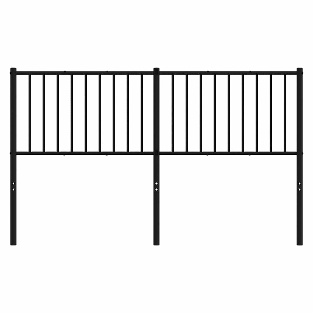 Testiera di Ricambio in Metallo Nero 150 cm