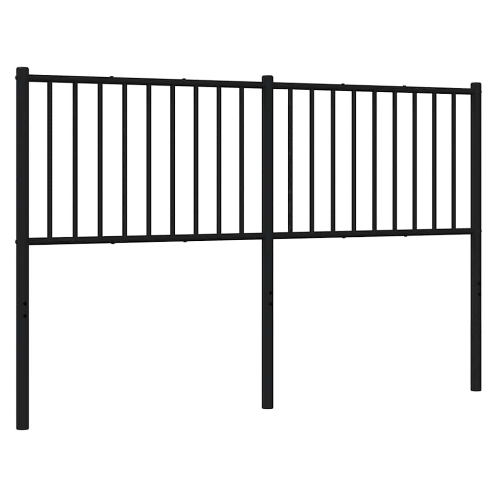 Testiera di Ricambio in Metallo Nero 150 cm