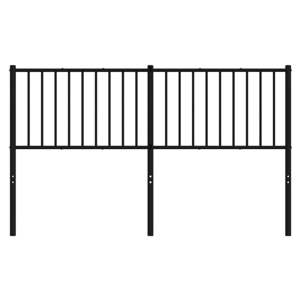 Testiera di Ricambio in Metallo Nero 160 cm