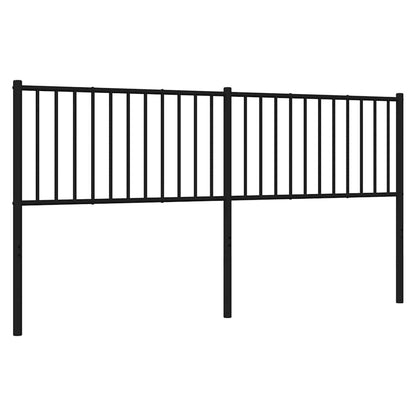 Testiera di Ricambio in Metallo Nero 180 cm