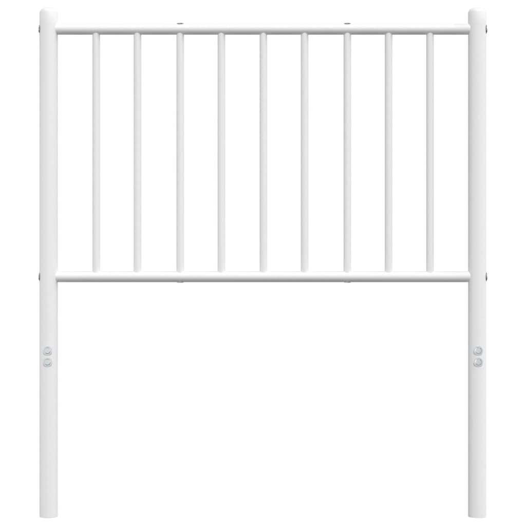 Testiera di Ricambio in Metallo Bianco 75 cm