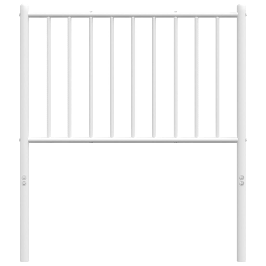 Testiera di Ricambio in Metallo Bianco 80 cm